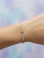 Pulsera Ultima Edizione Mujer tennis in Plata BAO1700 BLU - BAO1700 BLU